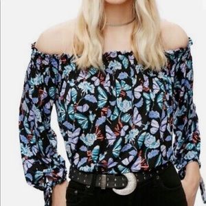 Free People Floral Top